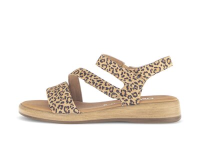 Riemchensandale beige