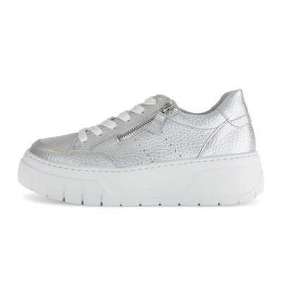 Lage sneaker zilver