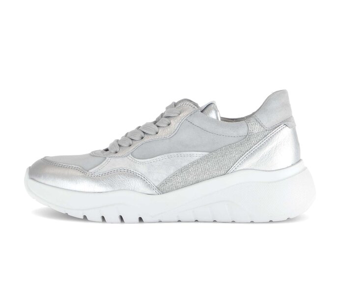 Basket basse argent #0