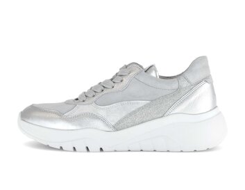 Lage sneaker zilver