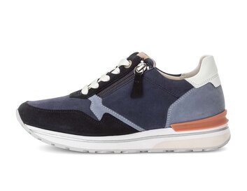 Lage sneaker blauw