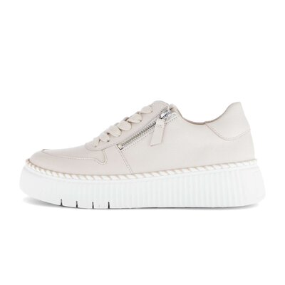 Lage sneaker beige