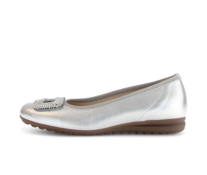 Sportieve ballerina zilver #0