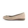 Sportliche Ballerina beige