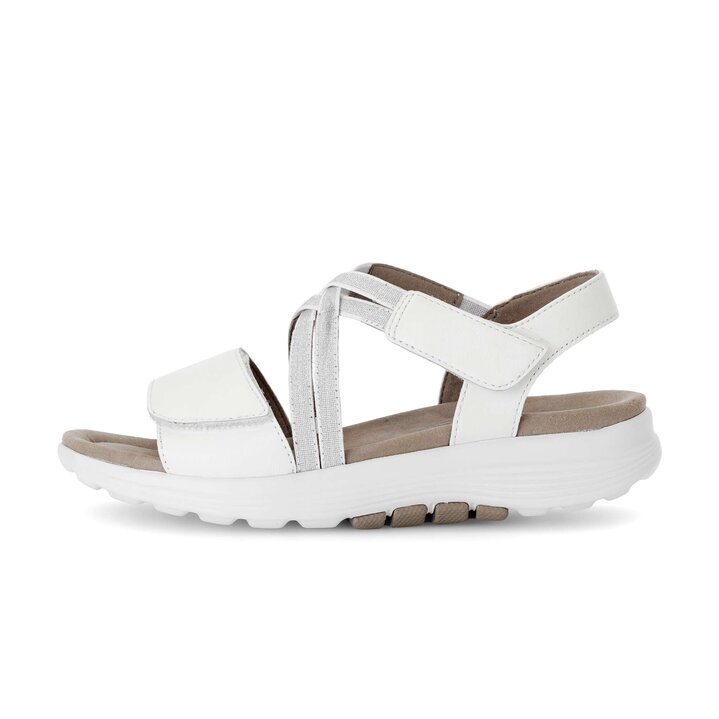 Sandal met riempjes wit #0