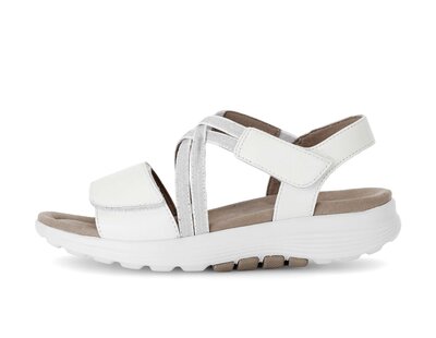 Riemchensandale weiß