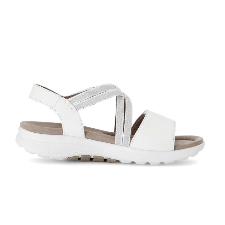 Sandal met riempjes wit #1