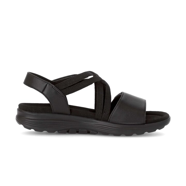 Sandal met riempjes zwart #1