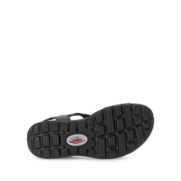 Sandal met riempjes zwart #4