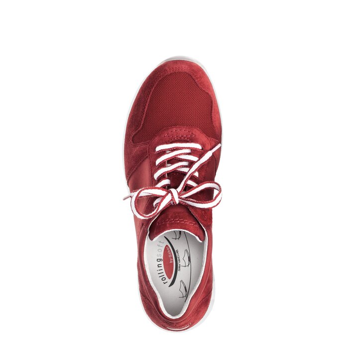 Sneakers basse rosso #5