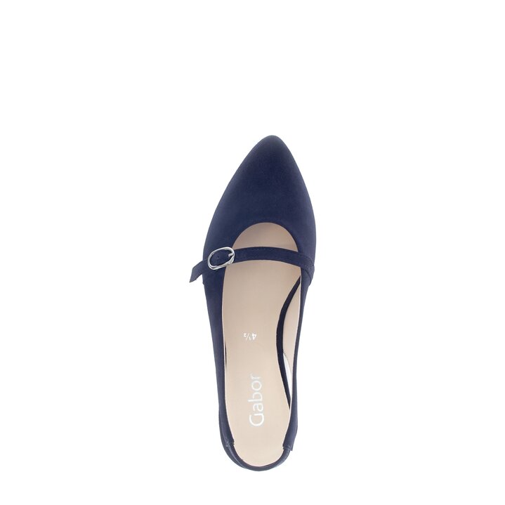 Sling pump blue #5