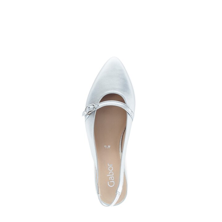 Slingpumps silber #5