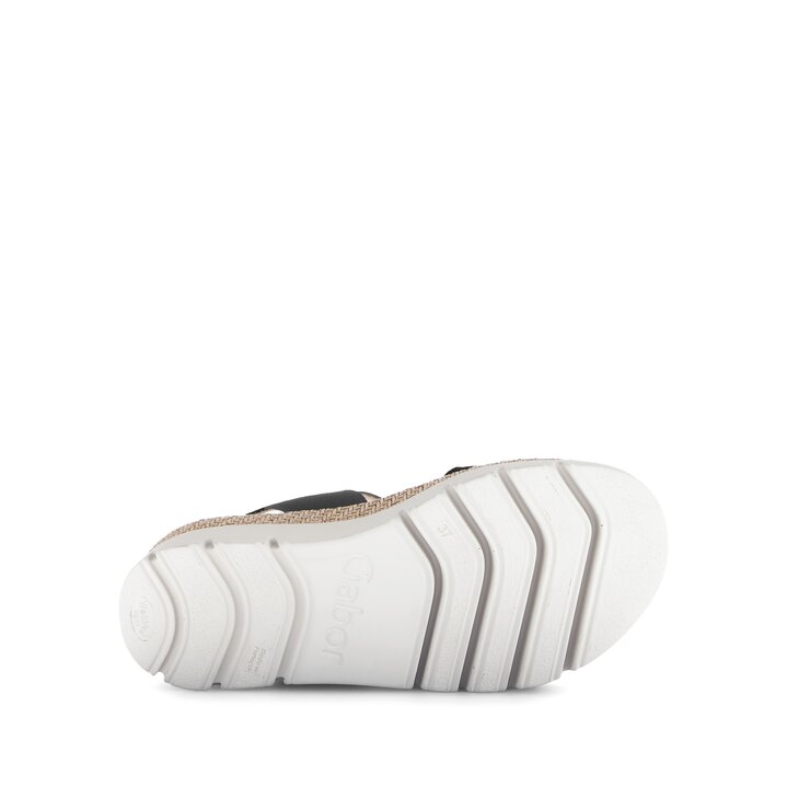 Sandale met plateauzool zwart #4