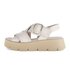 Sandalo con plateau crema