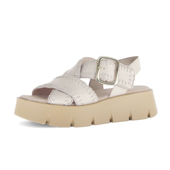 Platåsandaler creme #2