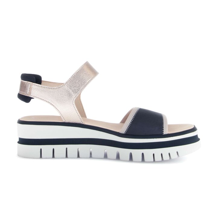 Plateau Sandale blau #1