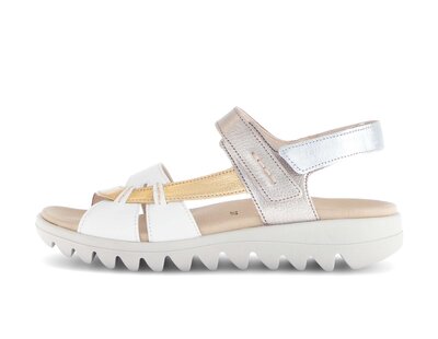 Riemchensandale gold