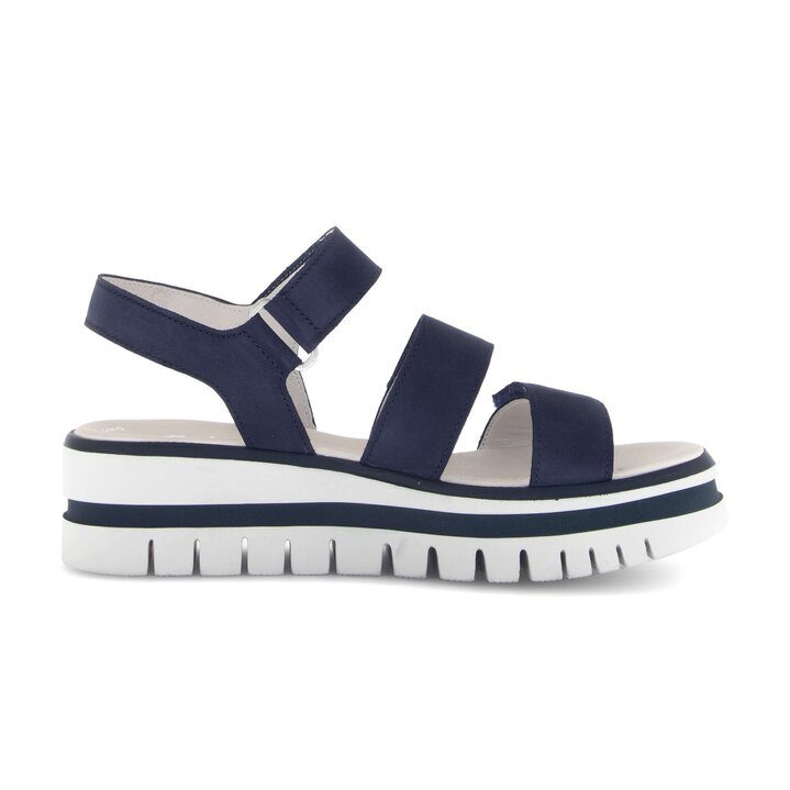 Sandale à plateforme bleu #1