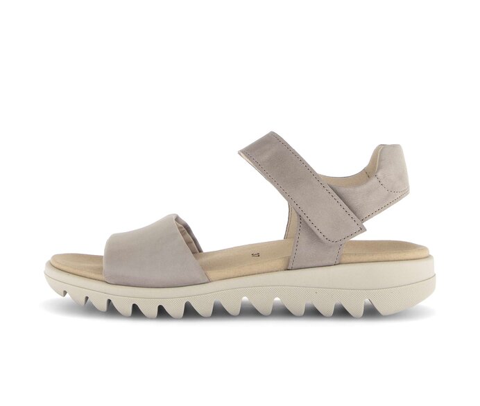 Sandal met riempjes grijs #0