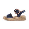 Plateau Sandale blau