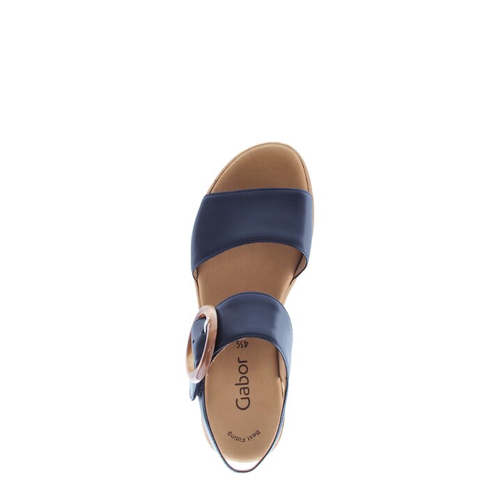 Plateau Sandale blau #5