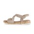 Riemchensandale beige