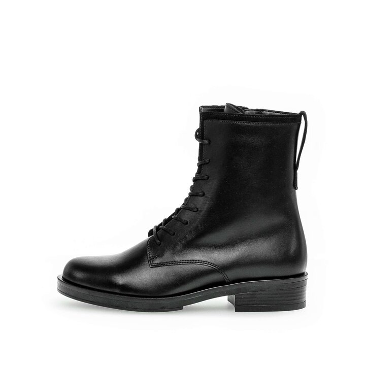 Snörstövletter svart #0