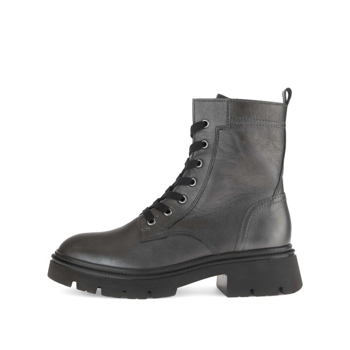 Schnürstiefelette silber #0