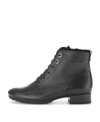 Schnürstiefelette schwarz