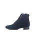 Schnürstiefelette blau