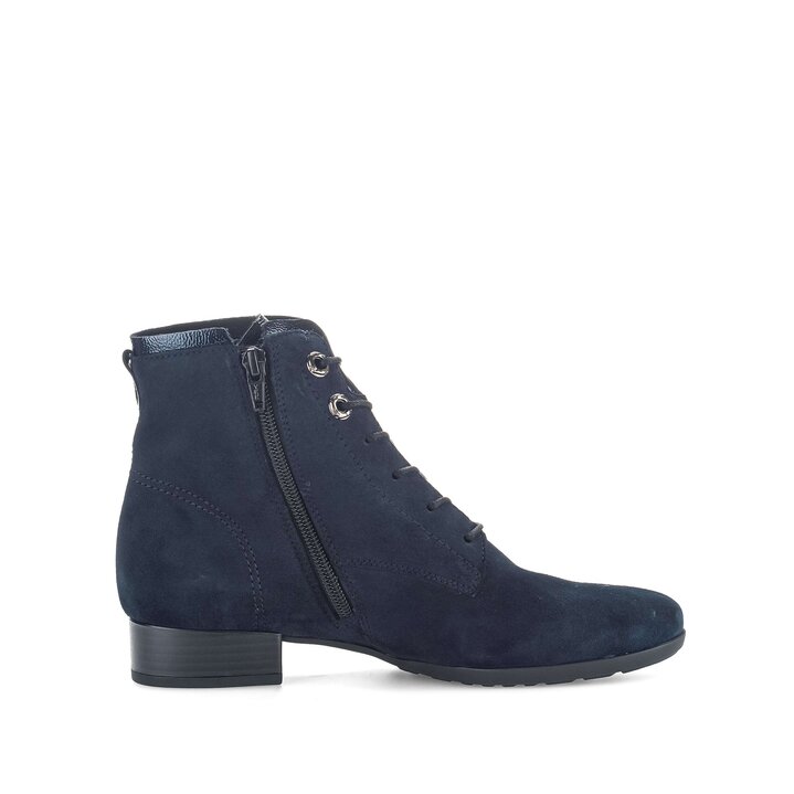 Schnürstiefelette blau #1
