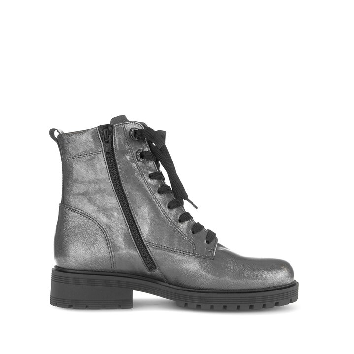 Schnürstiefelette grau #1