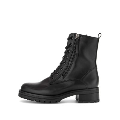 Schnürstiefelette schwarz