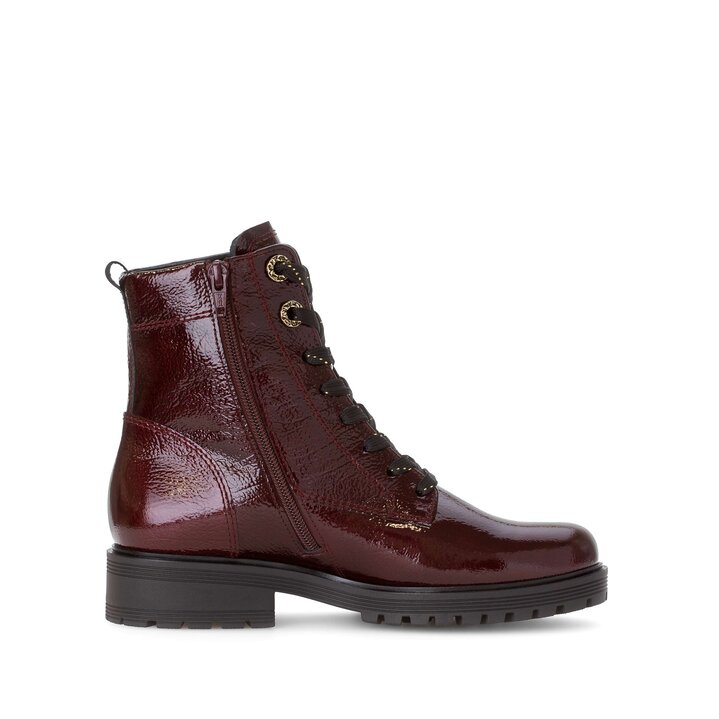 Stivaletto stringato rosso #1