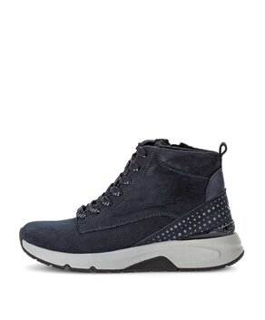 Sportliche Stiefelette blau