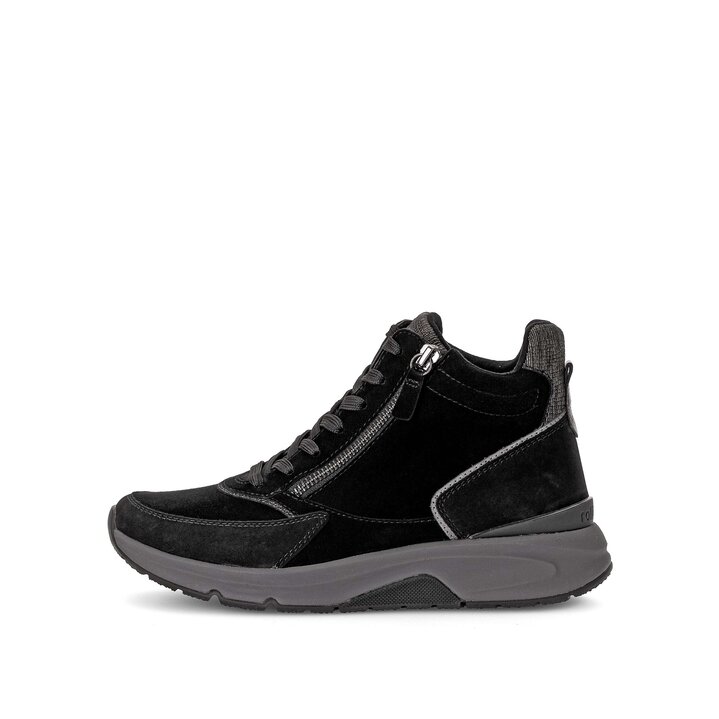 Sportliche Stiefelette schwarz #0