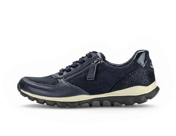 Lage sneaker blauw