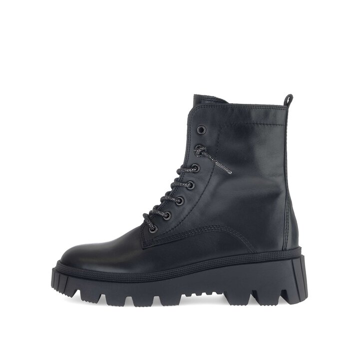 Snörstövletter svart #0