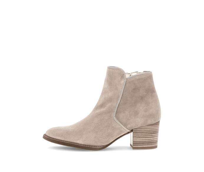 Elegante Stiefelette beige #0