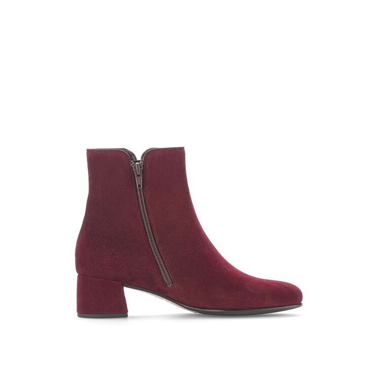 Elegante Stiefelette rot #1