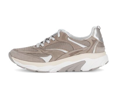 Lage sneaker beige