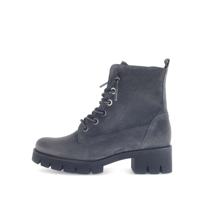 Schnürstiefelette grau #0