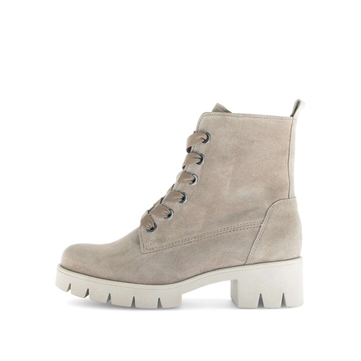 Snörstövletter beige #0