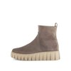 Stivaletto con plateau marrone