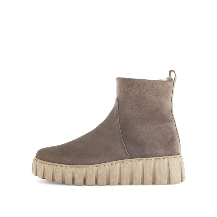 Enkellaarsjes op plateau bruin #0