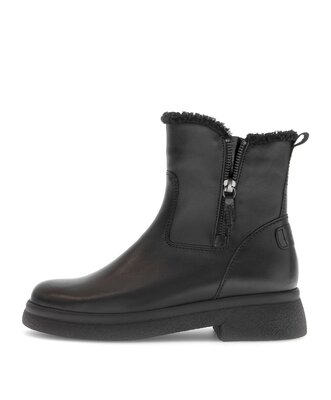 Sportliche Stiefelette schwarz