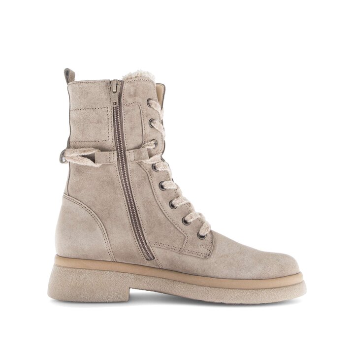 Snörstövletter beige #1