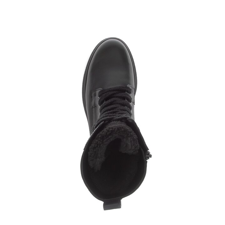 Enkellaarsjes met veter zwart #5