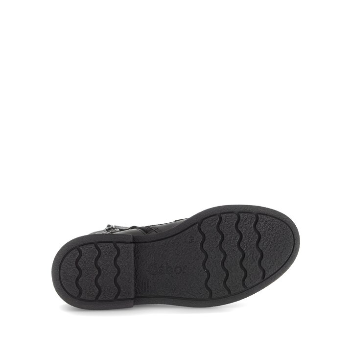 Enkellaarsjes met veter zwart #4