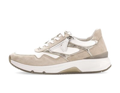 Lage sneaker beige